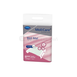 MoliCare Premium Bed Mat Textile 7 kvapiek Textilná absorpčná podložka s krídelkami (75x85cm)
