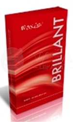 Maxis Brillant Stehenné pančuchy nekĺzavé, veľ. 8, (II.KT), normálne, so špicou, s krajkou, bronz