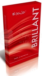 Maxis Brillant Stehenné pančuchy nekĺzavé, veľ. 5+, (II.KT), krátke, bez špice, s krajkou, bronz