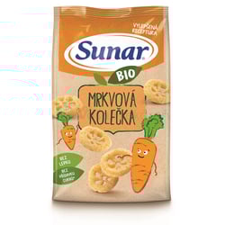 Sunar BIO Detské chrumky Mrkvové kolieska (od ukončeného 12.mesiaca)