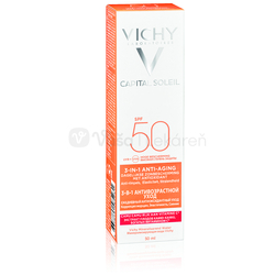 Vichy Capital Soleil Anti-Age Krém na opaľovanie na redukciu vrások SPF50