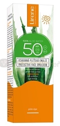 Lirene Sun Ochranná pleťová emulzia na opaľovanie s Aloe Vera SPF 50