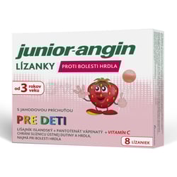 Junior-Angin Lízanky pre deti proti bolesti hrdla