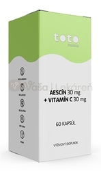 TOTO Aescín 30 mg + Vitamín C 30 mg