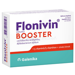 Galenika Flonivin IMMUNO BOOSTER (Prospešné baktérie + 5 vitamínov + Zinok)