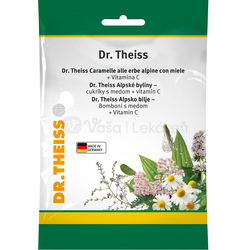 Dr. Theiss Alpské byliny Cukríky s medom a vitamínom C