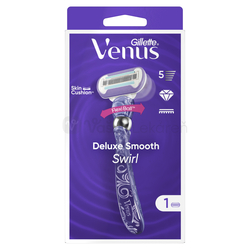 Gillette Venus Deluxe Smooth Swirle Dámsky holiaci strojček + náhradná hlavica