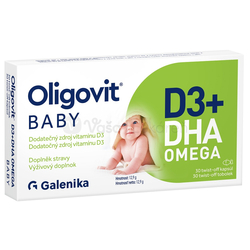 Galenika Oligovit BABY D3 + DHA omega