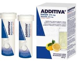 ADDITIVA Horčík 375 mg + B-Komplex + Vitamín C