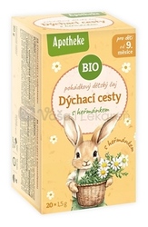 Apotheke Rozprávka BIO  Bylinný čaj Dýchacie cesty s rumančekom (od ukončeného 9. mesiaca)