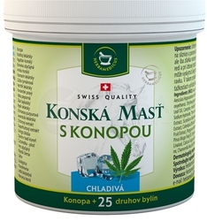 SwissMedicus Konská Masť s Konopou chladivá