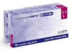 Sempercare Nitril Skin2 Vyšetrovacie rukavice, nepúdrované, veľ. L