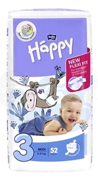 Bella Baby Happy 3 Midi Detské plienky (5-9 kg)