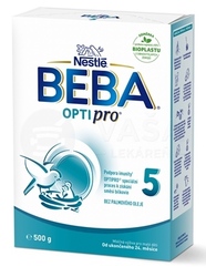 Beba Optipro 5 Mliečna výživa pre malé deti (od ukončeného 24. mesiaca) modrá