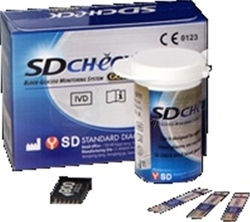SD Check Gold Testovacie prúžky do glukomera