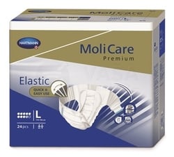 MoliCare Premium Elastic 9 kvapiek L Plienkové nohavičky zalepovacie