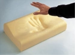 Anatomická podložka na krčnú chrbticu s tvarovou pamäťou, veľ. M