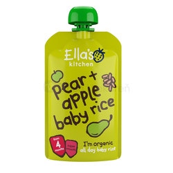 Ella´s Kitchen BIO Detská ryža, hruška a jablko (od ukončeného 4. mesiaca)