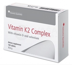 Helvetia Apotheke Vitamín K2 Complex + Vitamín D3 + Selén