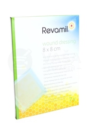 Revamil Wound dressing Krytie na hojenie rán (8 x 8 cm)