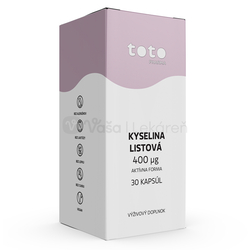 TOTO Kyselina listová 400 μg Aktívna forma