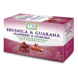 Fyto Ovocno-bylinný čaj Brusnica & Guarana