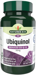 Natures Aid Koenzym Q10 ubiquinol Kaneka 50 mg