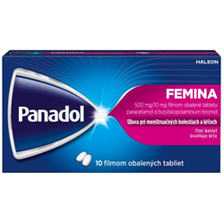 Panadol Femina Pri menštruačných bolestiach