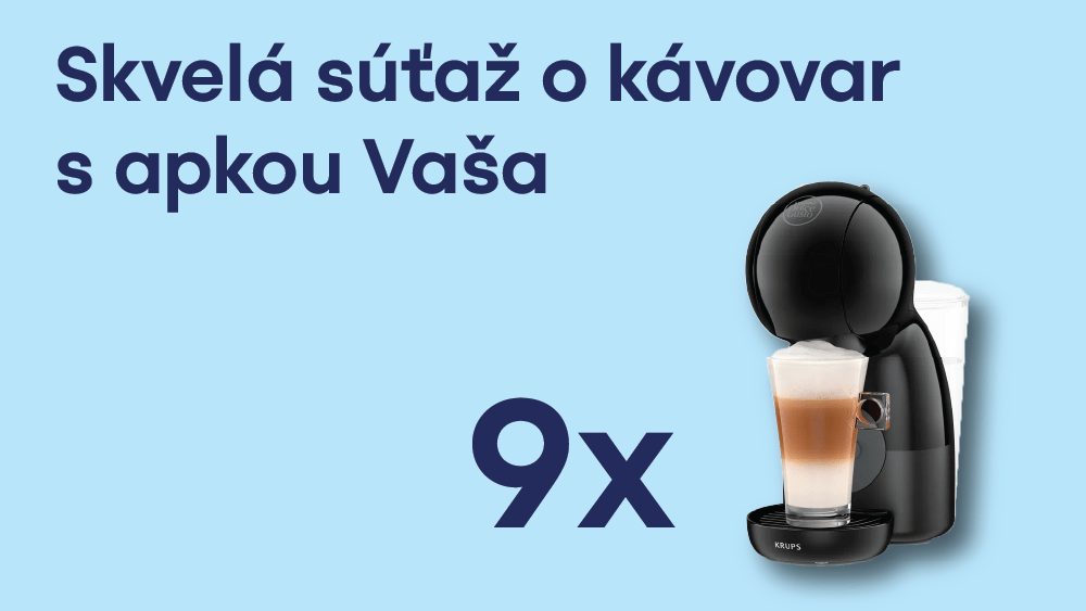 Súťaž s apkou Vaša Lekáreň: Šanca vyhrať skvelý kávovar!