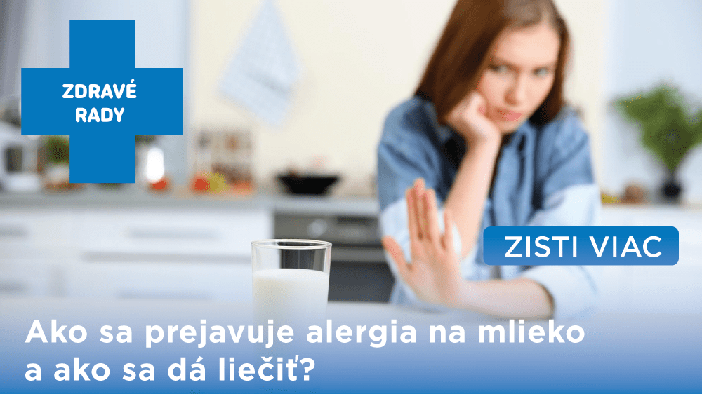Ako sa prejavuje alergia na mlieko a ako sa dá liečiť?