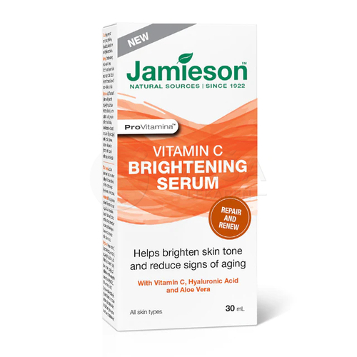 Jamieson Vitamín C Rozjasňujúce sérum s vitamínom C, kyselinou hyalurónovou a aloe vera