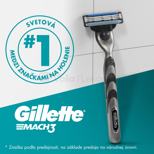 Gillette Mach3 Pánske náhradné holiace hlavice