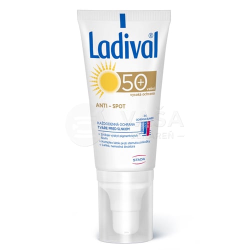 Ladival Anti-spot Anti-aging zmatňujúci krém na pleť s pigmentovými škvrnami SPF50+