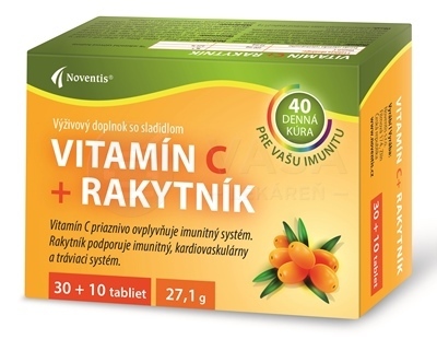 Noventis Vitamín C + Rakytník