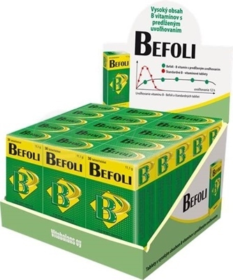 Vitabalans Befoli B-komplex (Displej)