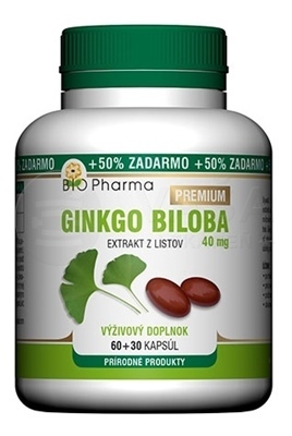 Ginkgo Biloba 40mg Premium 60+30cps Biopharma xxx