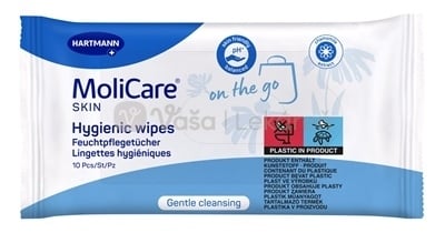 MoliCare Skin Hygienické obrúsky s kamilkovým extraktom (Modrý rad)