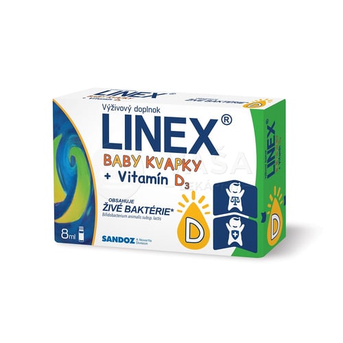 Linex Baby Kvapky + Vitamín D3
