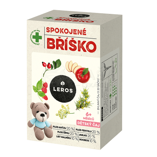 Leros Detský čaj Spokojné bruško (od 6+ mesiacov)