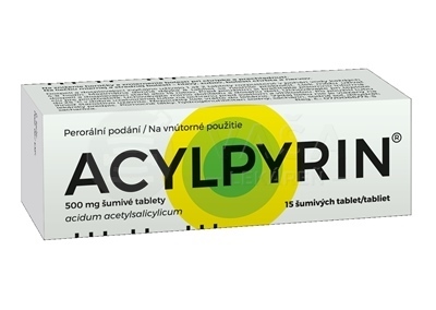 Acylpyrin 500 mg Šumivé tablety