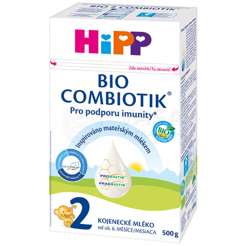 HiPP 2 BIO Combiotik Následná mliečna dojčenská výživa (od ukončeného 6. mesiaca)