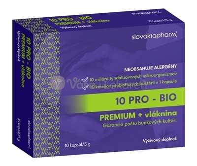 Slovakiapharm 10 PRO - BIO Premium + vláknina