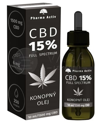 Pharma Activ CBD 15% Full Spectrum Konopný olej