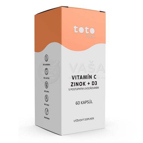 TOTO Vitamín C + Zinok + D3