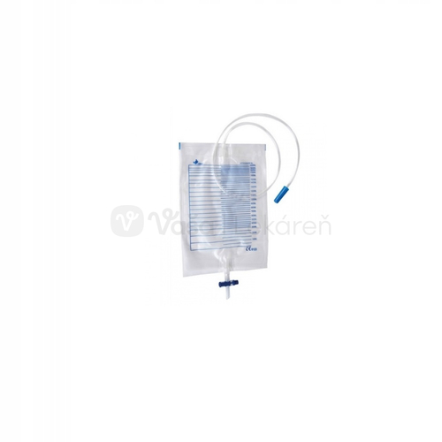Sterilný sáčok na moč s výpustným T-ventilom, 2000 ml