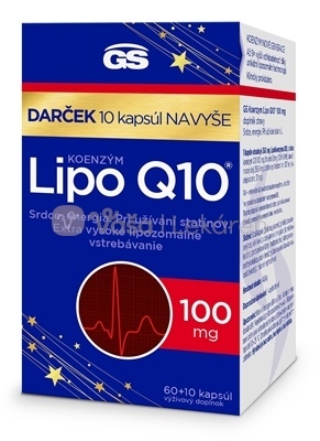 GS Koenzým Lipo Q10 100 mg Darček 2024