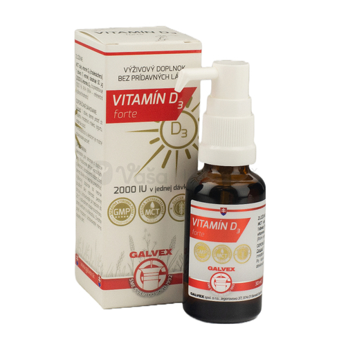 Galvex Vitamín D3 Forte