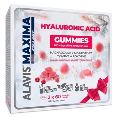 Alavis Maxima Hyaluronic Acid Gummies (Vianočné balenie)