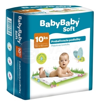 BabyBaby Soft Podložky prebaľovacie (60 x 60 cm)
