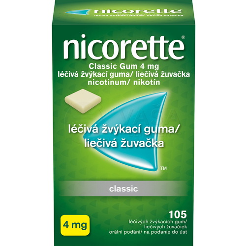 Nicorette Classic Gum 4 mg